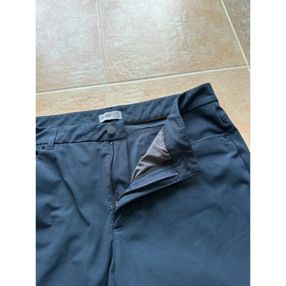 VRST Athletic 5 Pocket straight from Knee to calf pants Men's size 38 x 32